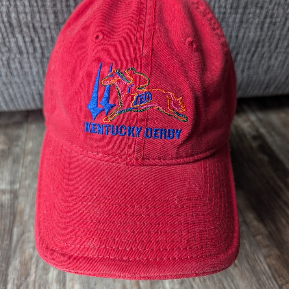 Red Kentucky Derby Cap